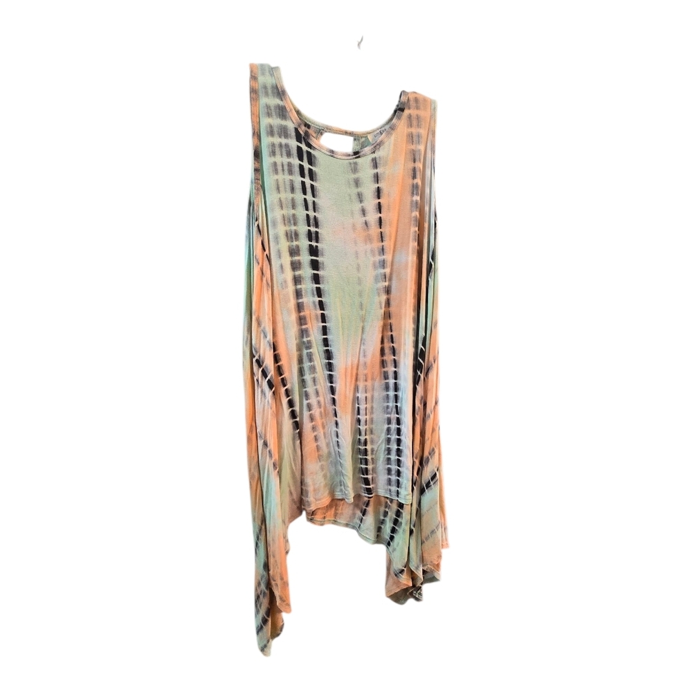 Umgee Tie-Dye Sleeveless Tunic Top